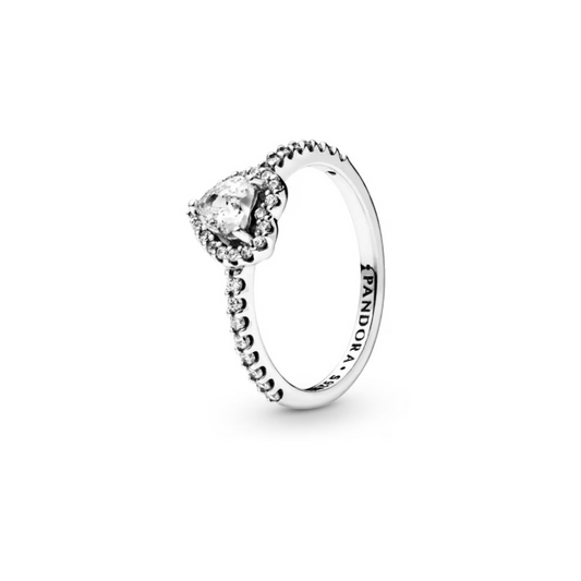 Anillo Corazón elevado