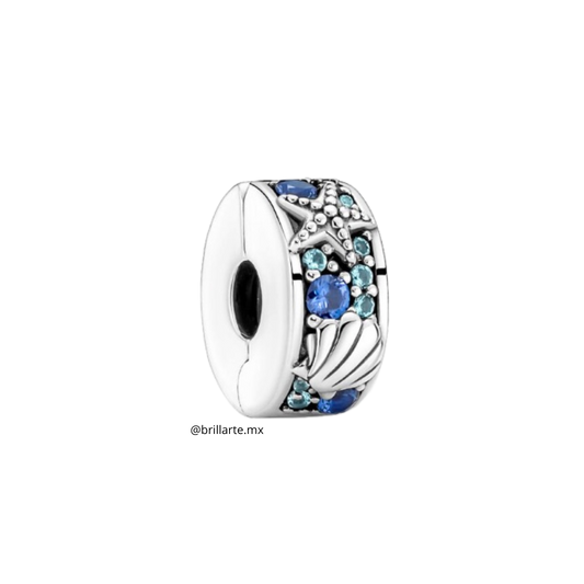 Clip concha y estrella de mar