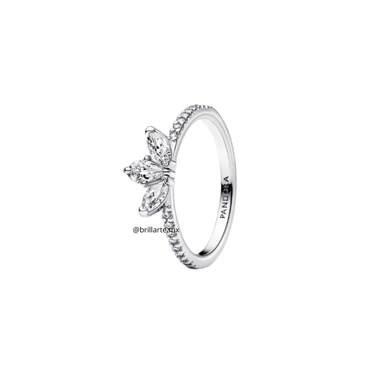 Anillo racimo herbario reluciente