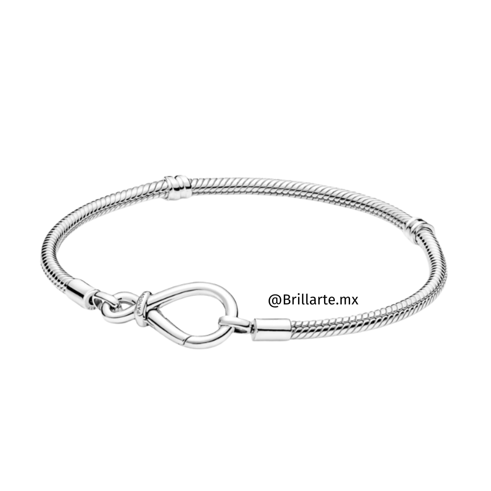 Brazalete infinito con logo