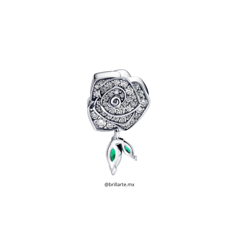 Charm rosa brillante en flor