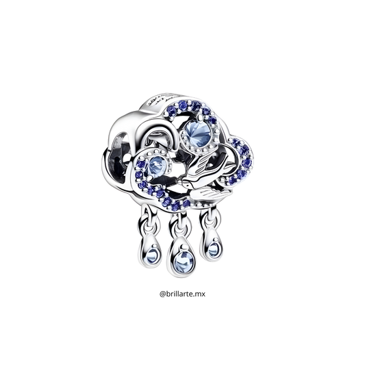 Charm nube golondrina azul