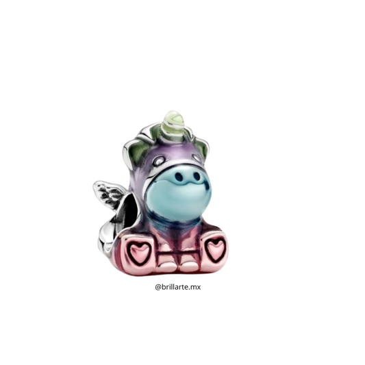 Charm unicornio colorido
