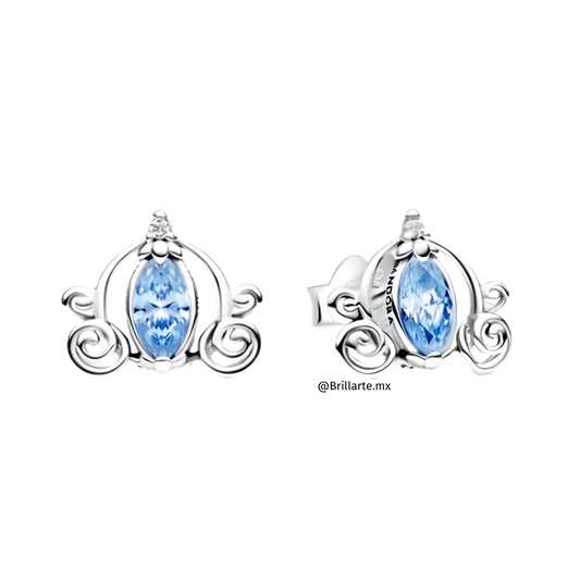 Aretes carroza cenicienta