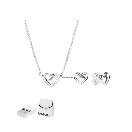 Set corazón con zirconias
