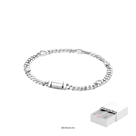 Brazalete cubana con corazón