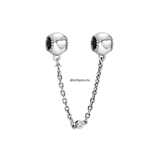 Cadena de seguridad corazón