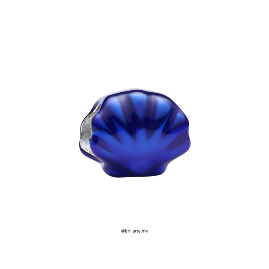 Charm concha de mar azul