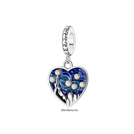 Charm midnight Heart