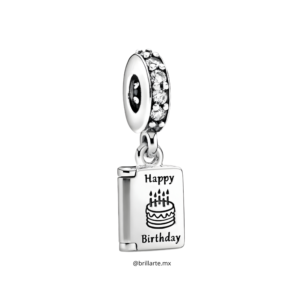 Charm colgante libro de deseos