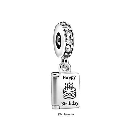 Charm colgante libro de deseos