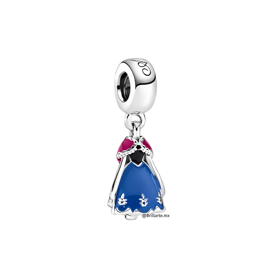 Charm vestido Ana Frozen