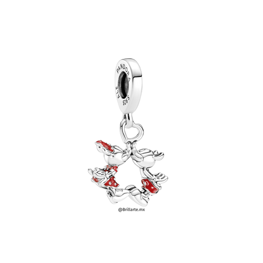 Charm Minnie y Mickey beso