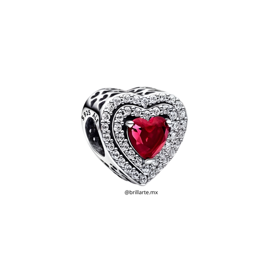 Charm corazón reluciente