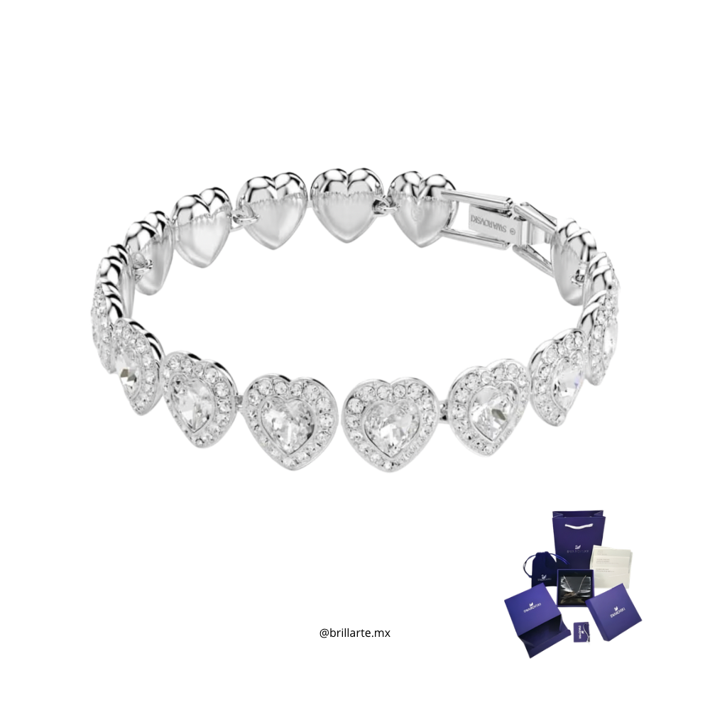 Brazalete Swarovski corazones Ariana Grande