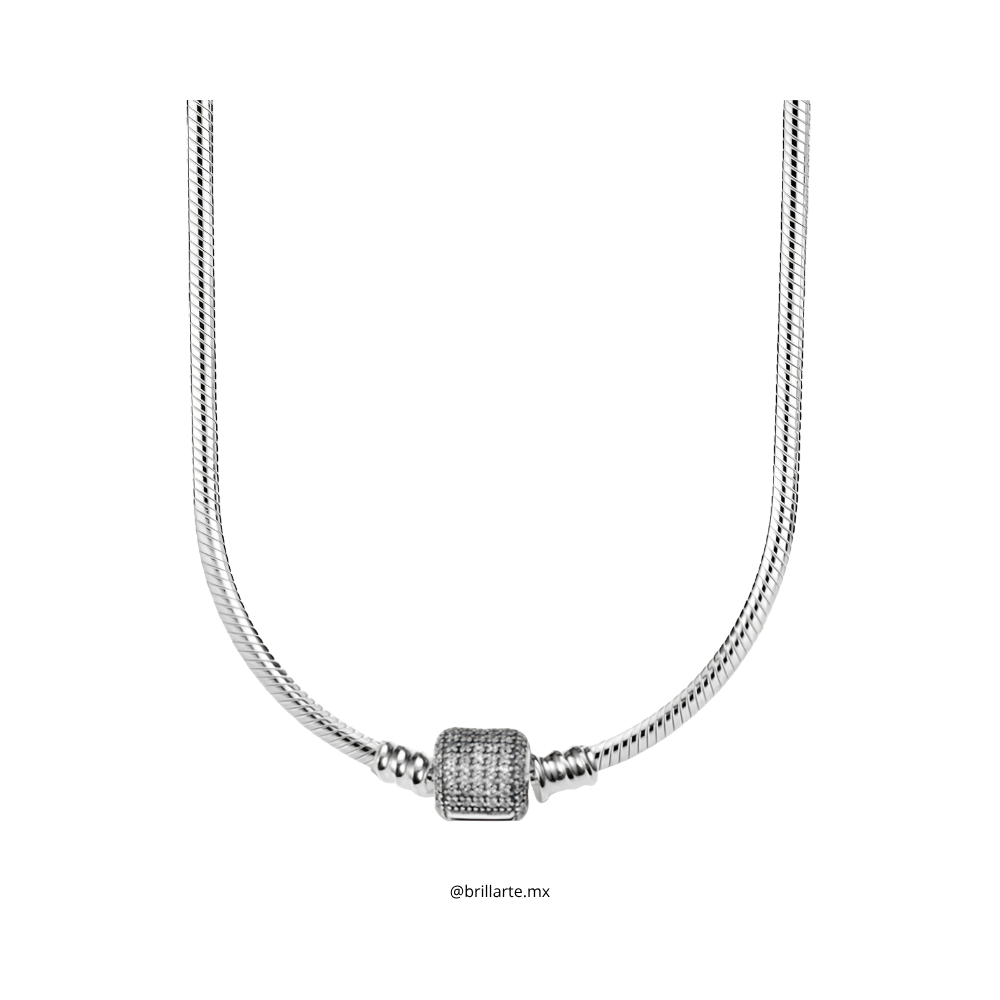 Collar para charms broche moments brillante