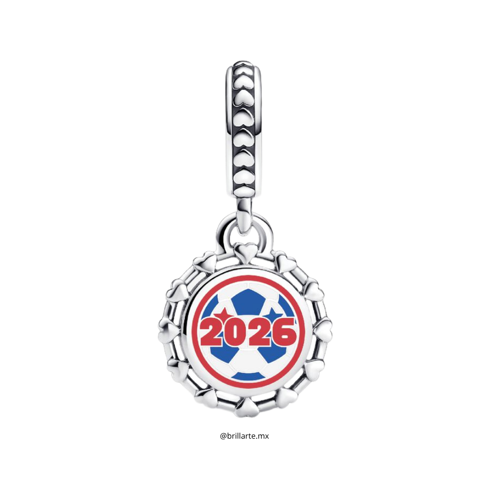 Charm Grabado Balón fútbol Panamá 2026