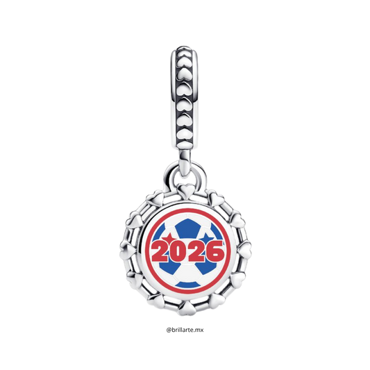 Charm Grabado Balón fútbol Panamá 2026