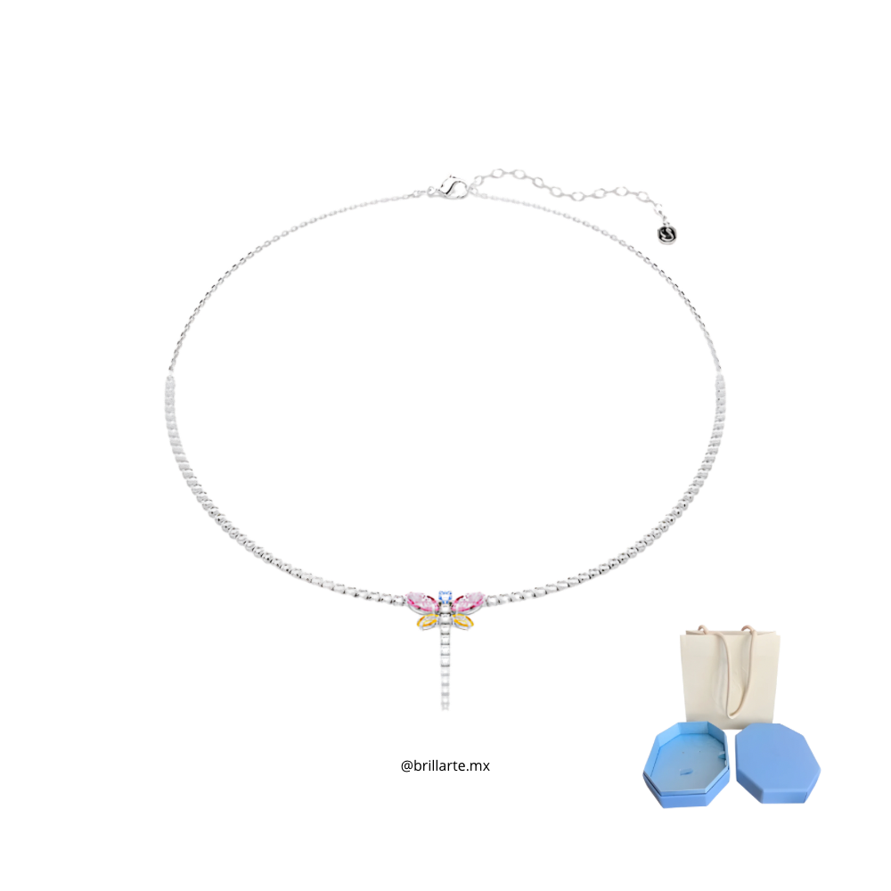 Collar Tennis Ariana Grande x Swarovski, Libélula Lila
