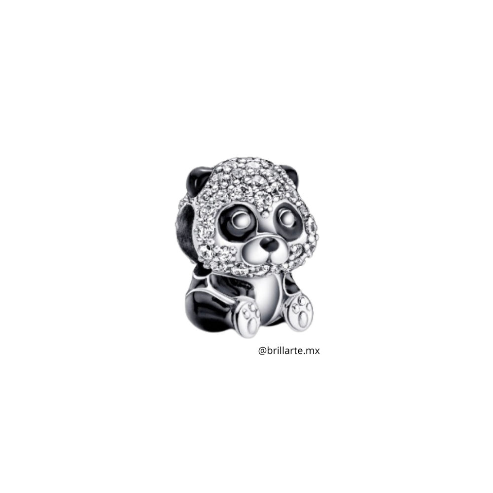 Charm panda reluciente