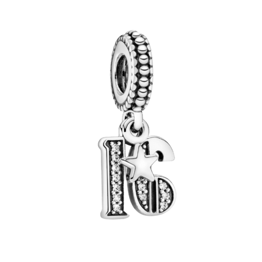 Charm Colgante De Celebración 16 años