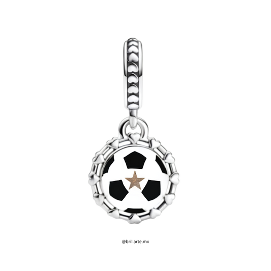 Charm colgante balón futbol