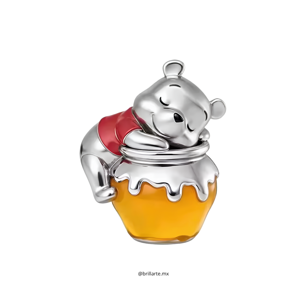 Charm Pooh con tarro de miel