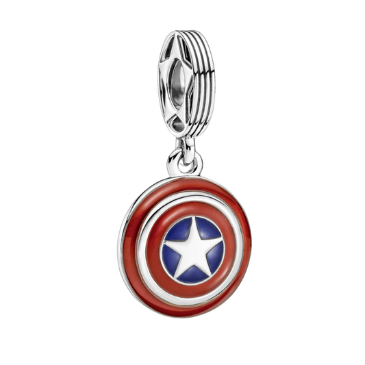 Charm colgante escudo capitán América