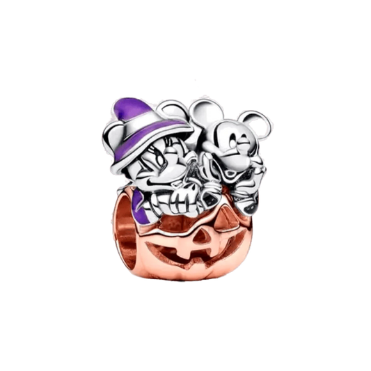 Charm Mickey & Minnie calabaza