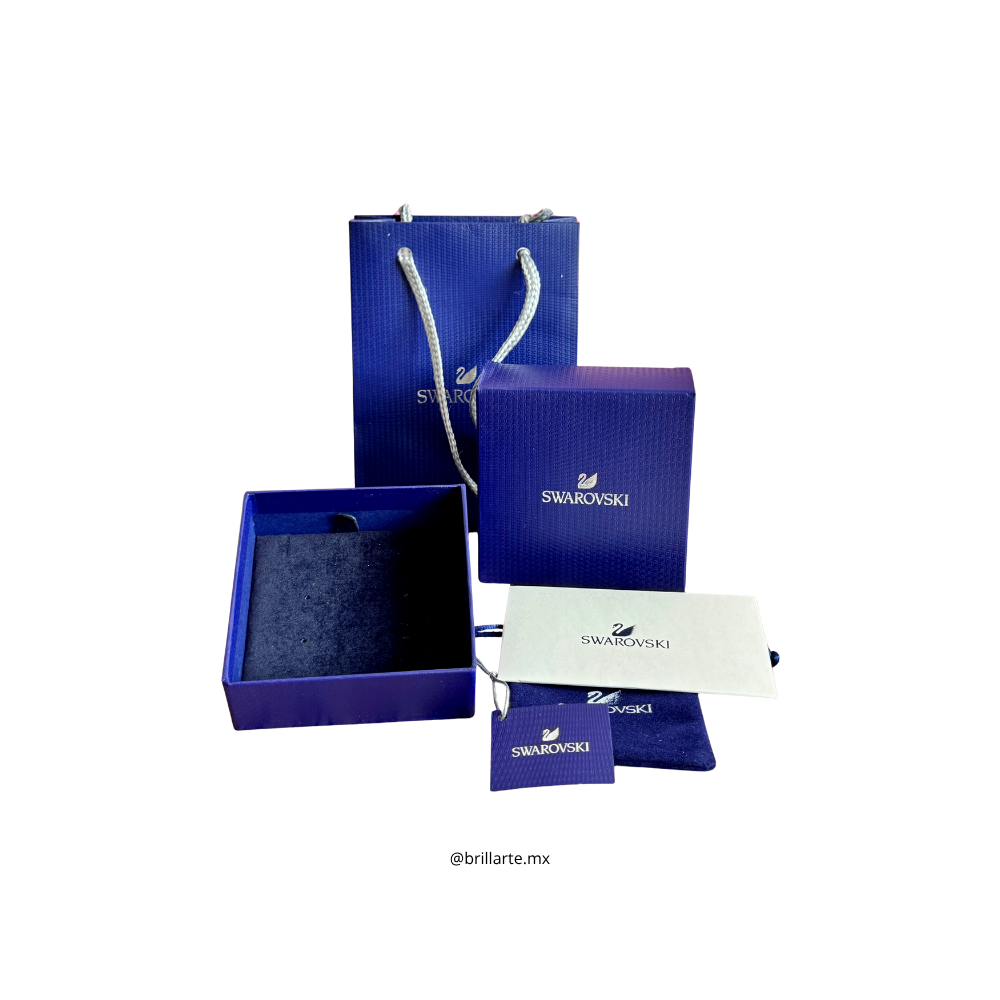 Kit regalo Swarovski azul marino collar