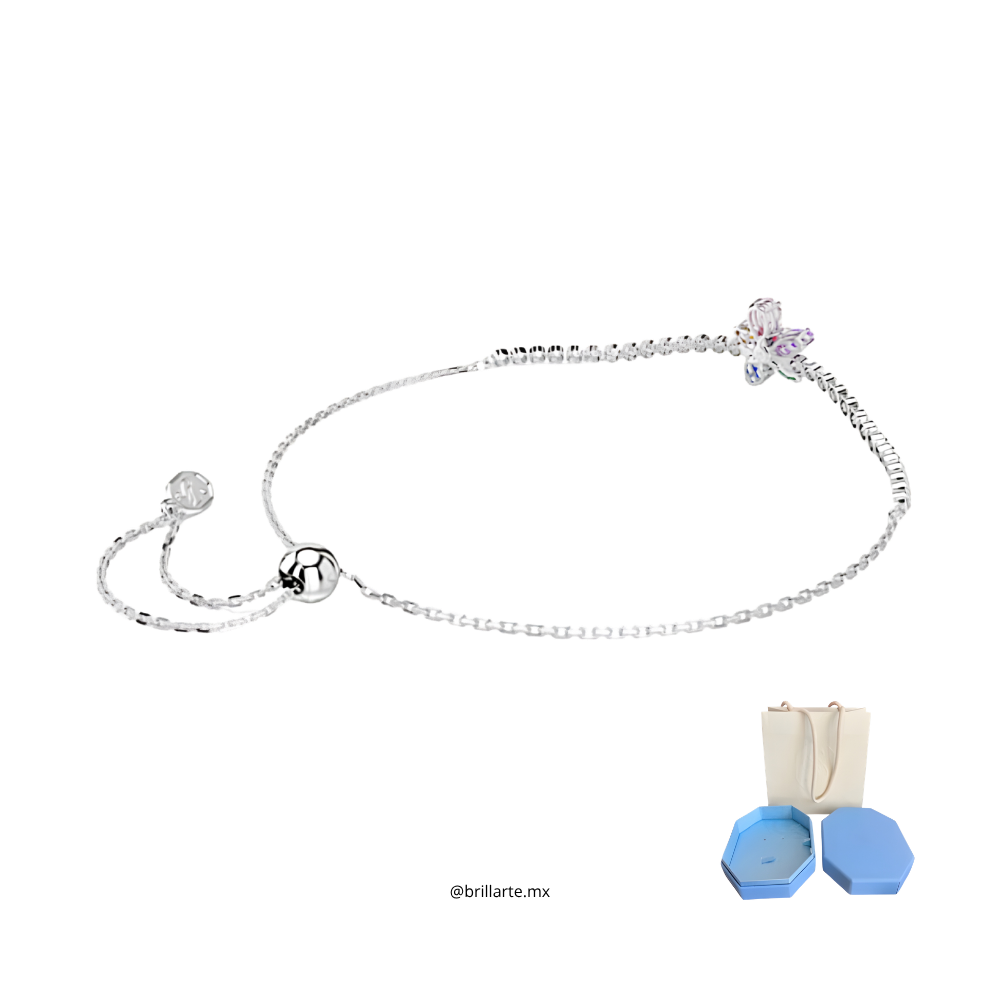 Pulsera Ariana Grande x Swarovski flor Lila