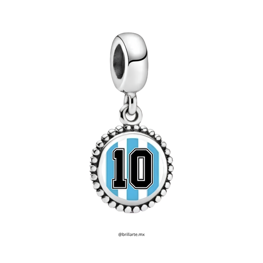 Charm Colgante Messi 10 Argentina