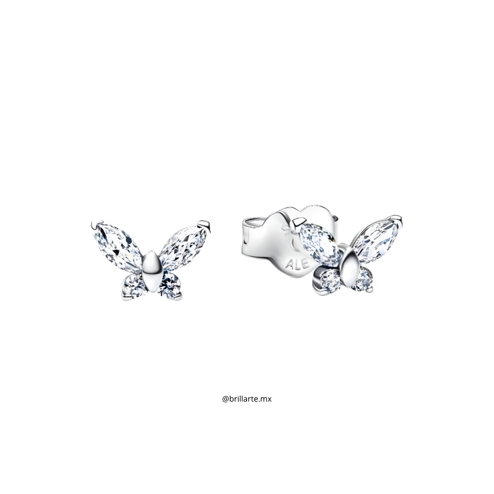 Aretes mariposa