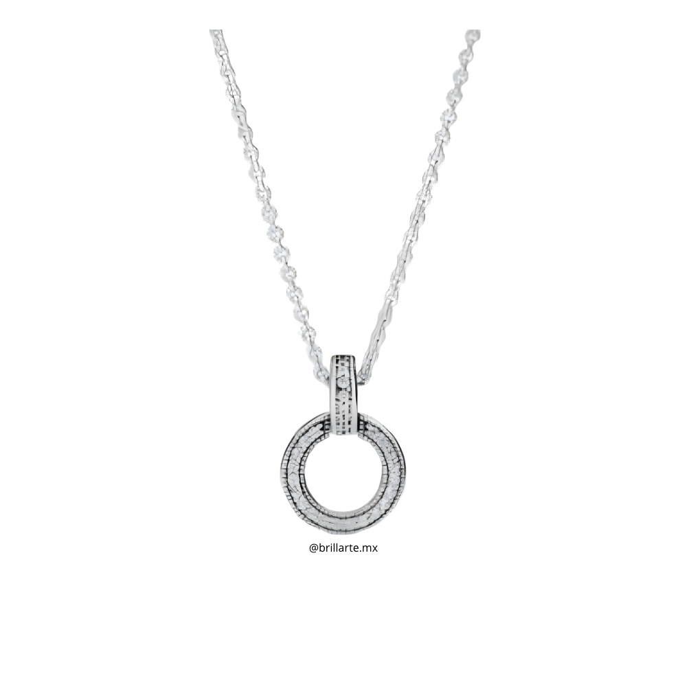 Collar círculo doble