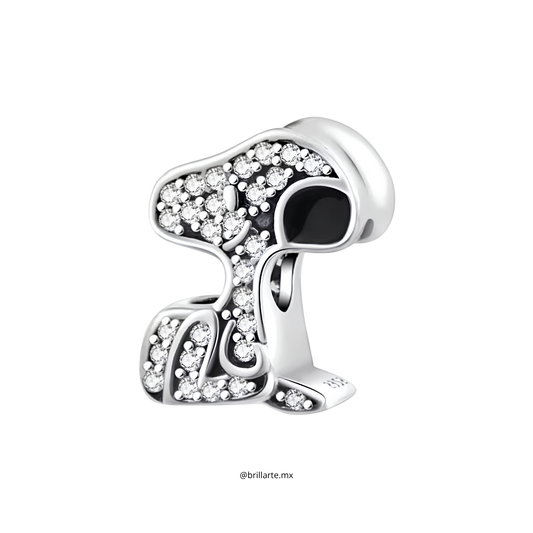 Charm Snoopy brillante