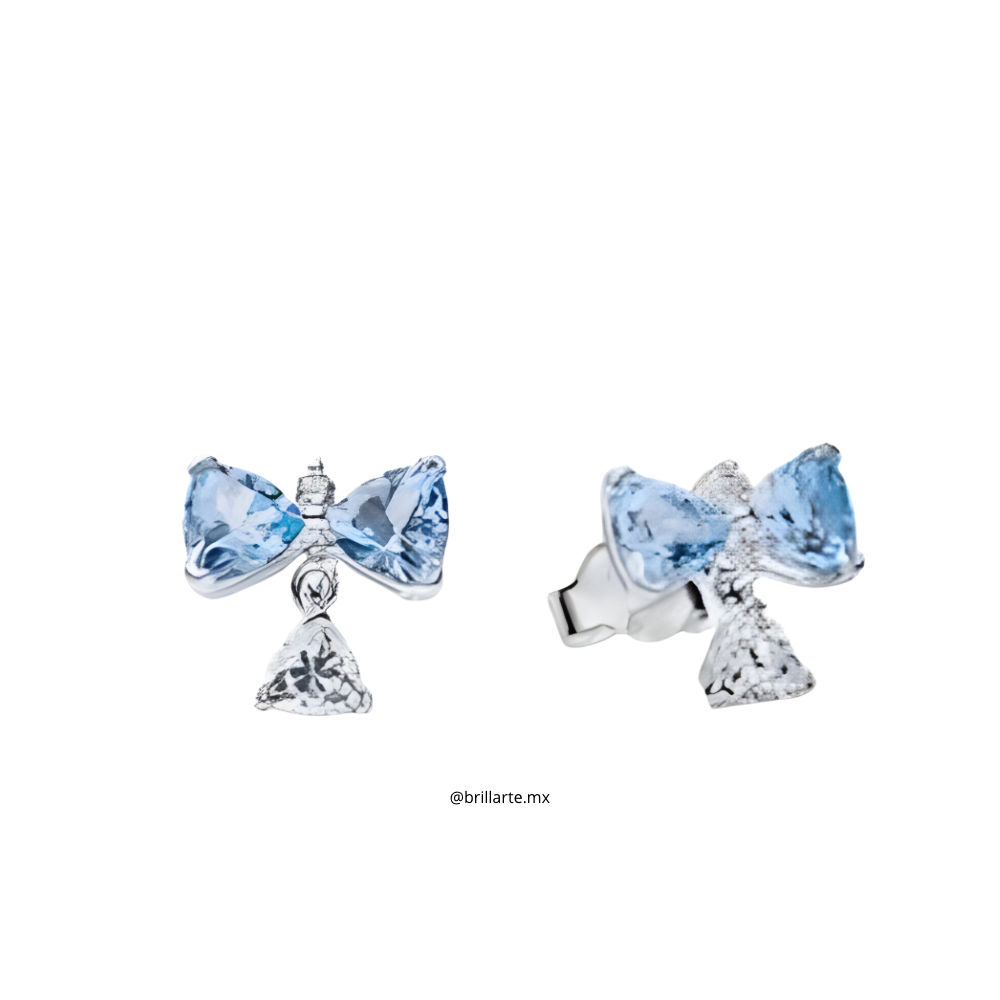 Aretes moño Bridgerton