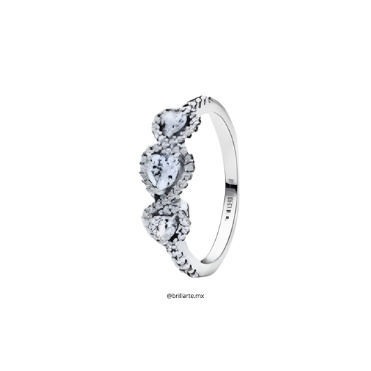 Anillo trilogía de corazones