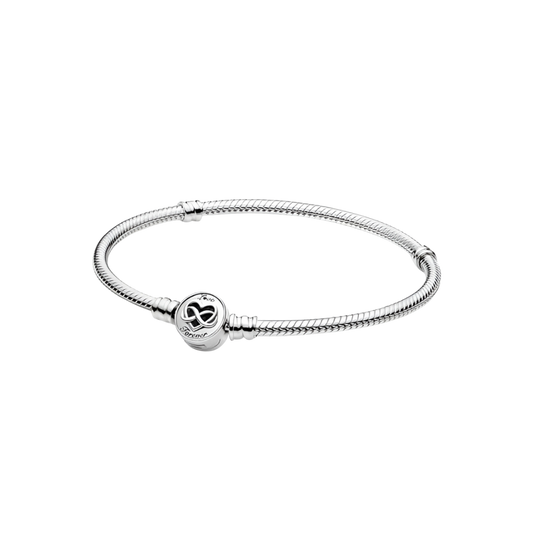Brazalete bolita corazón infinito con logo