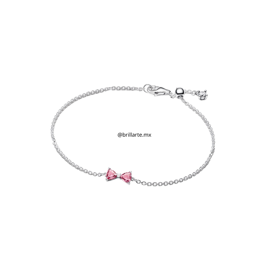 Brazalete moño rosa