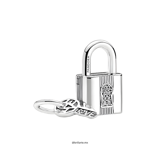 Charm candado y llave