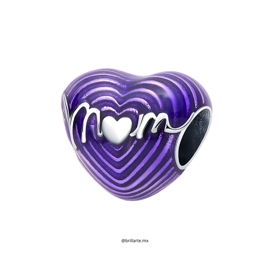 Charm morado mom