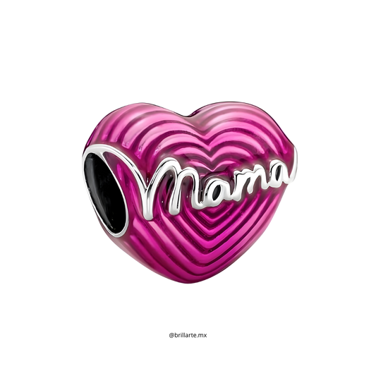 Charm mamá rosa
