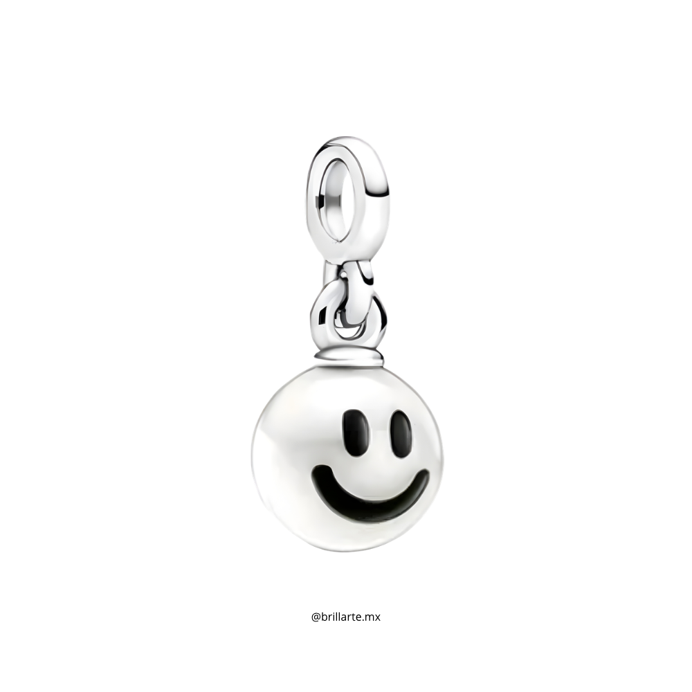 Charm cara feliz redonda