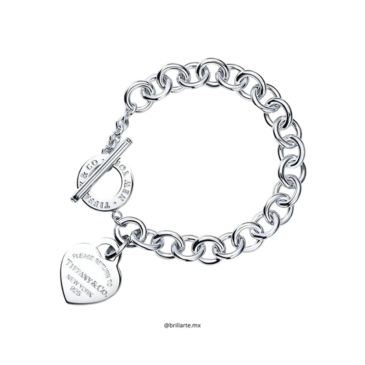 Pulsera Tiffany Heart Tag Toggle