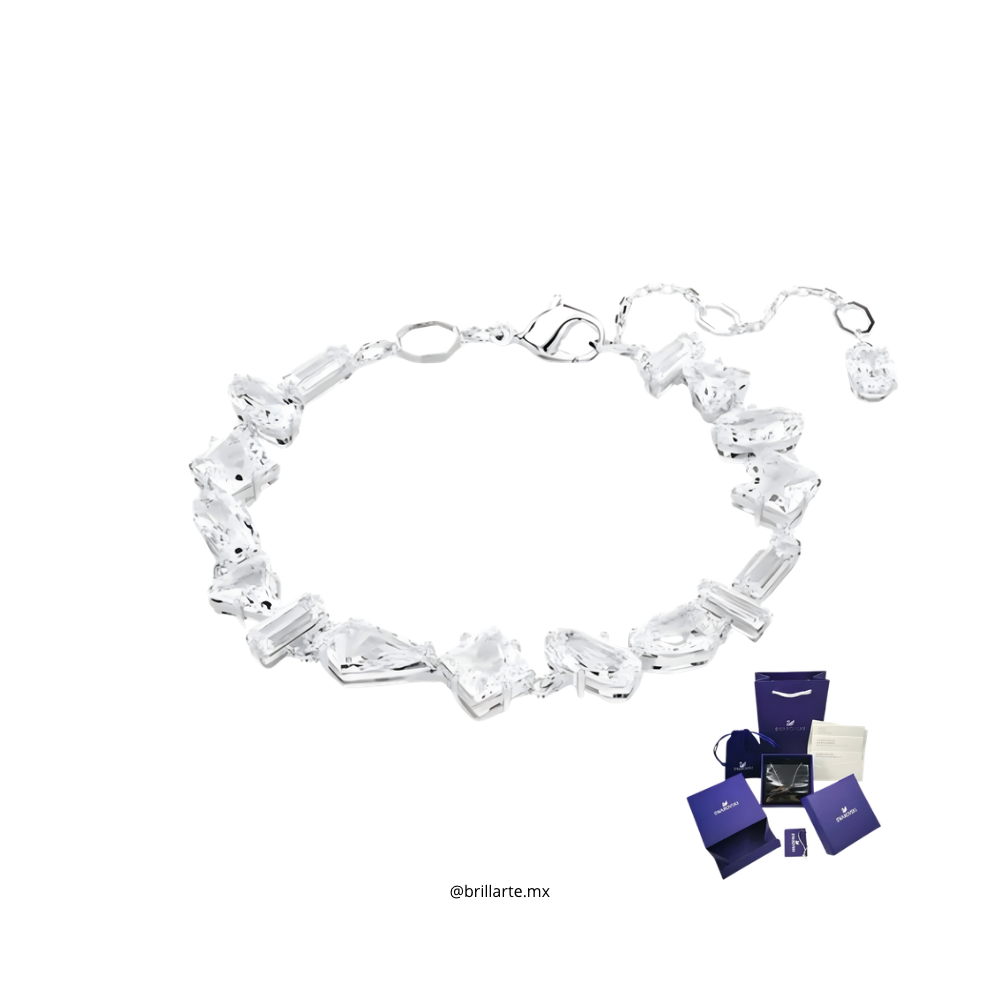 Pulsera Swarovski Mesmera con cristales de tallas mixtas