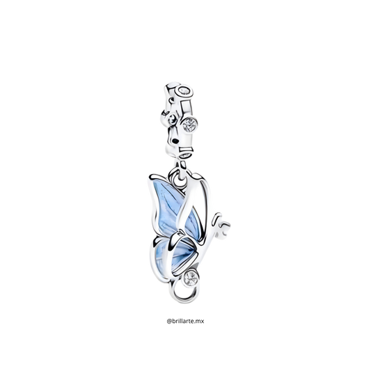 Charm llave con alas