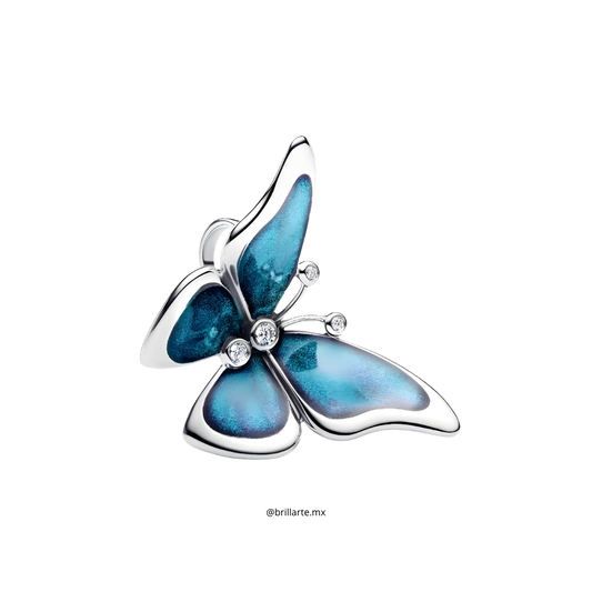 Charm mariposa azul