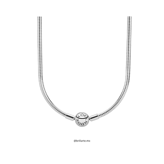 Collar para charms broche circular