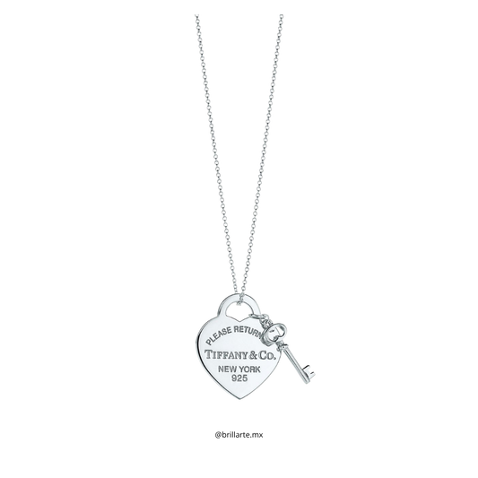 Collar return Tiffany (corazón grande)