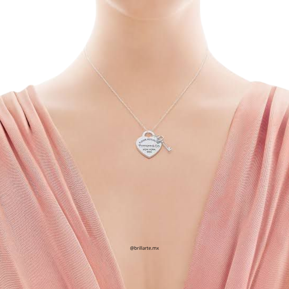 Collar return Tiffany (corazón grande)